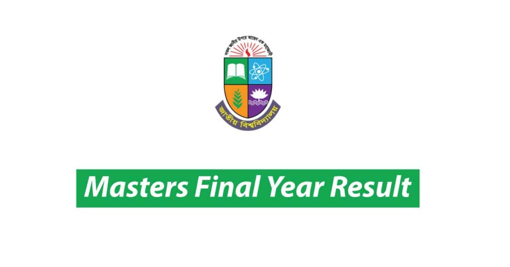 NU Masters Final Year Result 2022
