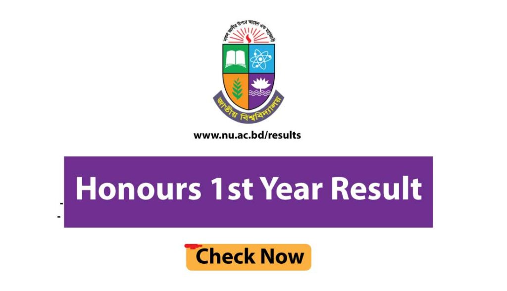 NU Honours 1st Year Result 2024 অনার্স ১ম বর্ষ রেজাল্ট