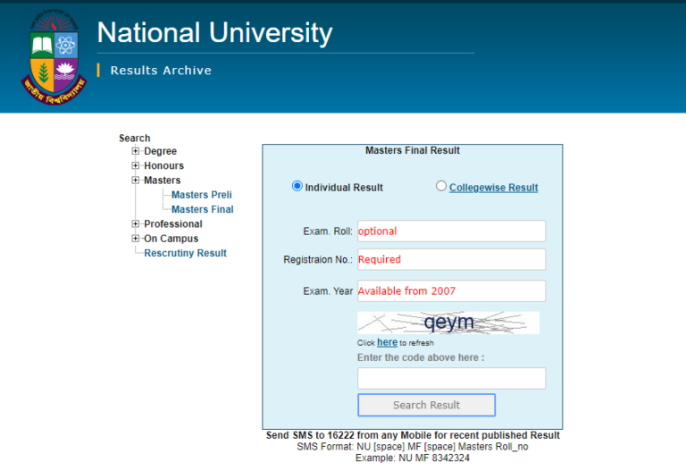 NU Masters Final Year Result 2023 Check Now  Result News 24