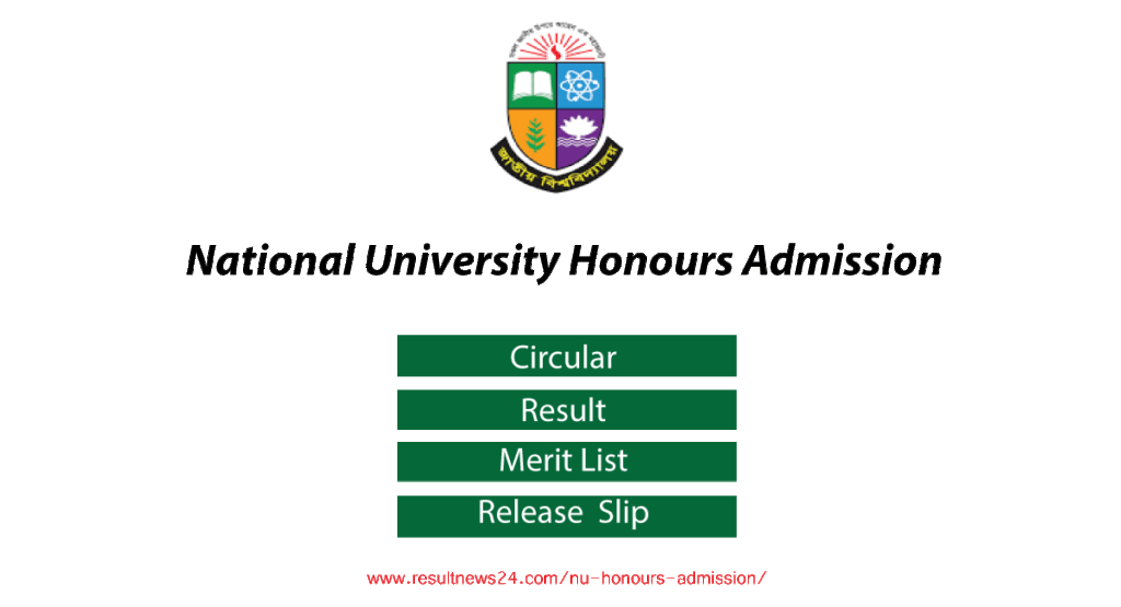 nu honours admission result